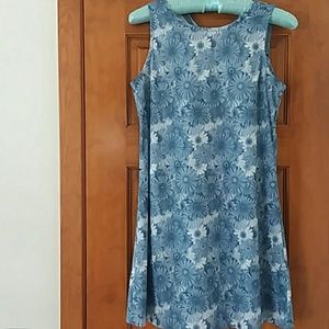 vintage 90's mini sundress blue